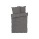 LIVARNO home Bettwäsche, aus Satin, 220 x 200 cm, braun/grau - B-Ware neuwertig