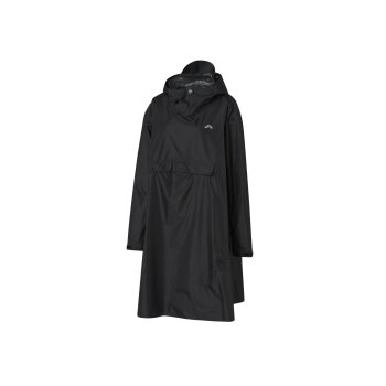 CRIVIT Regenponcho, mit reflektierenden Deko-Elementen (Schwarz, L/XL) - B-Ware neuwertig