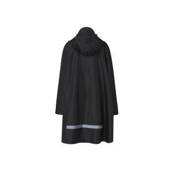 CRIVIT Regenponcho, mit reflektierenden Deko-Elementen (Schwarz, L/XL) - B-Ware neuwertig