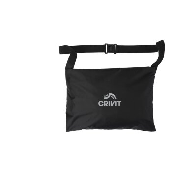 CRIVIT Regenponcho, mit reflektierenden Deko-Elementen (Schwarz, L/XL) - B-Ware neuwertig