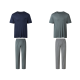 esmara Men Herren Pyjama, mit Gummizugbund - B-Ware