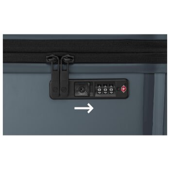TOPMOVE® Trolley-Reisekoffer, mit Zahlenschloss, 77/87,5 l - B-Ware