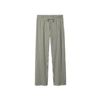 esmara® Damen-Baumwollpyjama, L, olive - B-Ware neuwertig