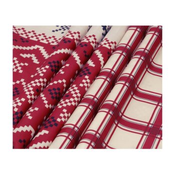 LIVARNO home Wendebettwäsche, aus Mikrofaser-Feinbiber, 140 x 200 cm, rot - B-Ware neuwertig