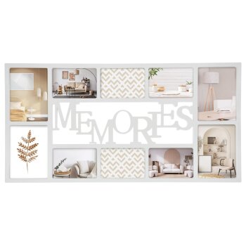 LIVARNO® Collage-Bilderrahmen (Memories weiß) - B-Ware neuwertig