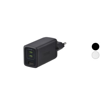TRONIC® Schnellladegerät GaN 2x USB-C und USB-A...