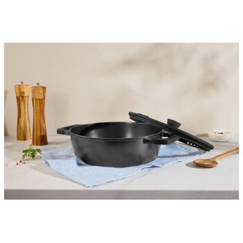 SILVERCREST® Aluguss-Servierpfanne, Ø 28 cm -...