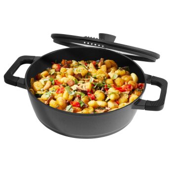 SILVERCREST® Aluguss-Servierpfanne, Ø 28 cm - B-Ware