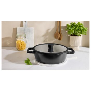 SILVERCREST® Aluguss-Servierpfanne, Ø 28 cm - B-Ware