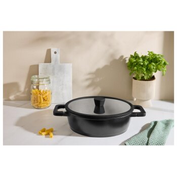 SILVERCREST® Aluguss-Servierpfanne, Ø 28 cm - B-Ware