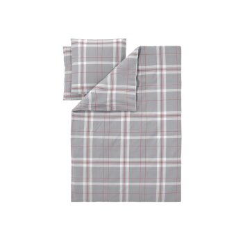 LIVARNO® Bettwäsche, aus Fleece, 200 x 200 cm, kariert - B-Ware sehr gut
