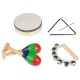 Musikinstrumente-Set, 8-teilig / 6-teilig (Handtrommel, Triangel) - B-Ware neuwertig