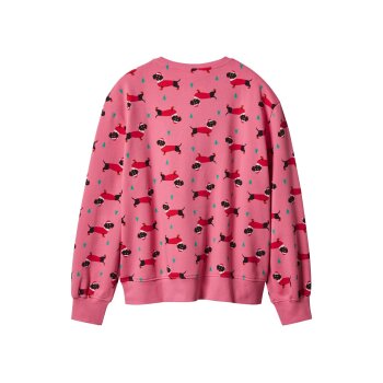 esmara® Damen Sweathoodie / Sweatpullover (Pink, XS(32/34)) - B-Ware neuwertig