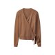esmara® Damen Wickelcardigan (Braun, M(40/42)) - B-Ware neuwertig