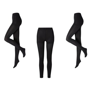 esmara® Damen Thermo-Leggings / Thermo-Strumpfhose -...