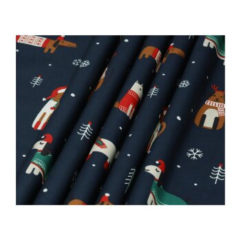 LIVARNO home Mikrofaser-Feinbiber-Wendebettwäsche, 135 x 200 cm (Navy) - B-Ware neuwertig