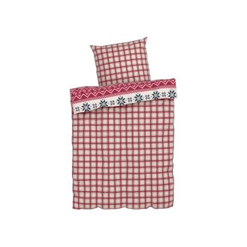 LIVARNO home Mikrofaser-Feinbiber-Wendebettwäsche,...