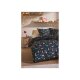 LIVARNO home Mikrofaser-Feinbiber-Wendebettwäsche, 155 x 220 cm (Navy) - B-Ware neuwertig