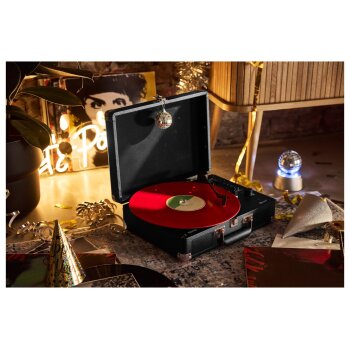 TRONIC® Kofferplattenspieler, schwarz - B-Ware sehr gut