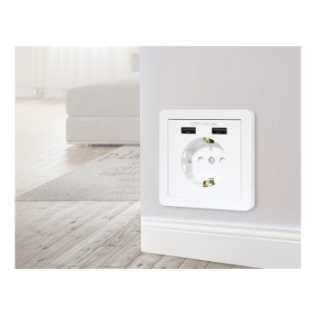 TRONIC® USB-Steckdose, aus robustem Kunststoff - B-Ware