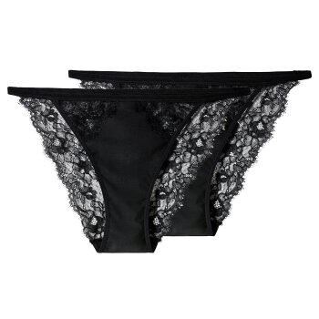 esmara® Damen Slips mit Spitze, 2 Stück - B-Ware