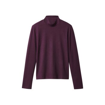 esmara® Damen Langarmshirt (Burgunder, L(44/46)) - B-Ware neuwertig