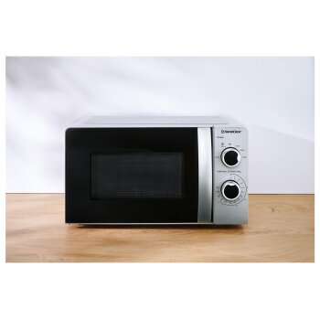 SILVERCREST® Mikrowelle SMW 700 D3, silber - B-Ware sehr gut