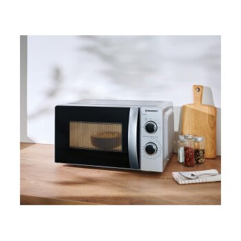 SILVERCREST® Mikrowelle SMW 700 D3, silber - B-Ware sehr gut