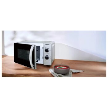 SILVERCREST® Mikrowelle SMW 700 D3, silber - B-Ware sehr gut