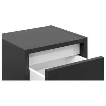 LIVARNO home Bad-Seitenschrank Oslo, anthrazit - B-Ware neuwertig