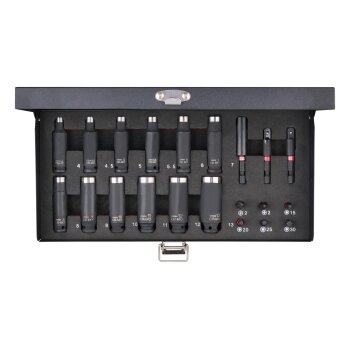 PARKSIDE PERFORMANCE® Schlag-Steckschlüssel- und Bit-Satz, 21-teilig - B-Ware