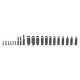 PARKSIDE PERFORMANCE® Schlag-Steckschlüssel- und Bit-Satz, 21-teilig - B-Ware