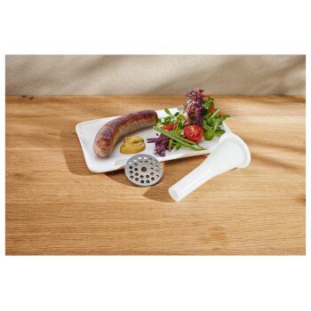 SILVERCREST® Kompakt-Fleischwolf, inkl. Spritzgebäckaufsatz - B-Ware gut