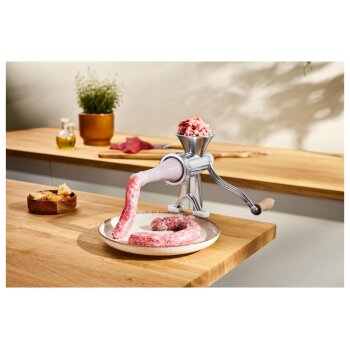 SILVERCREST® Kompakt-Fleischwolf, inkl. Spritzgebäckaufsatz - B-Ware gut