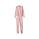 esmara® Damen-Pyjama, aus Velours, XS, rosa - B-Ware neuwertig