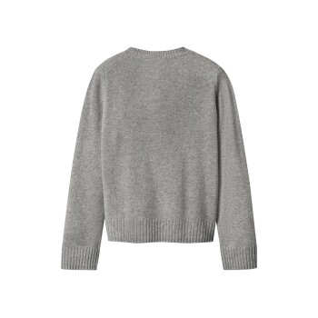 esmara® Damen-Pullover, aus Kaschmir, M, hellgrau -...