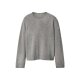 esmara® Damen-Pullover, aus Kaschmir, M, hellgrau - B-Ware neuwertig