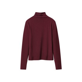 esmara® Damen Langarmshirt (Burgunder, M(40/42)) - B-Ware neuwertig