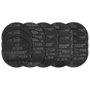 PARKSIDE PERFORMANCE® Schleifgitter-Set, 15-teilig - B-Ware