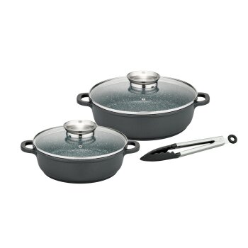 GSW Servierpfannen-Set Gourmet GRANIT 5-tlg. mit...