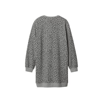 esmara® Damen Sweatkleid (Leo/grau, XS(32/34)) - B-Ware neuwertig