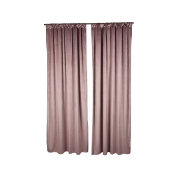 LIVARNO® 2er Set Samt-Vorhänge, blickdicht, 135...