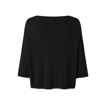 esmara® Damen Strickpullover, mit 3/4-Ärmeln (Schwarz, S(36/38)) - B-Ware neuwertig