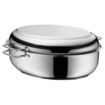 SILIT Bräter mit Deckel, 7,7l, Schmortopf oval,...