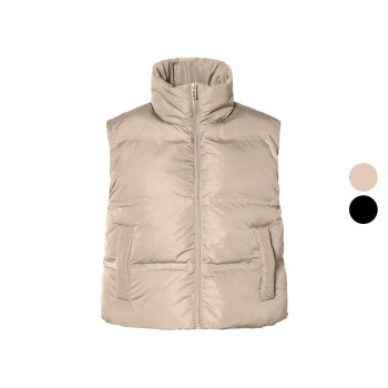 esmara® Damen Steppweste, mit wärmender...