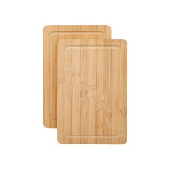 SILVERCREST® Bambus-Schneidebretter-Set, 2 Stück...