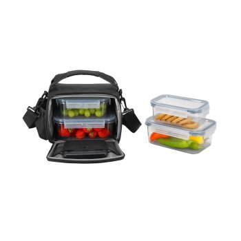 SILVERCREST® Kühltasche mit Frischhaltedosen-Set, 5-teilig - B-Ware