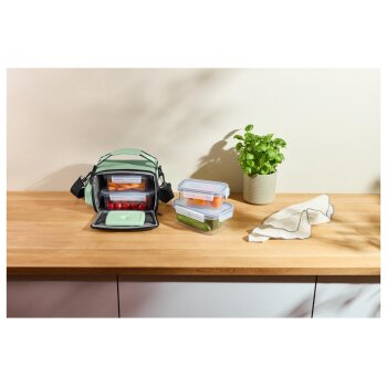 SILVERCREST® Kühltasche mit Frischhaltedosen-Set, 5-teilig - B-Ware