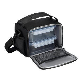 SILVERCREST® Kühltasche mit Frischhaltedosen-Set, 5-teilig - B-Ware