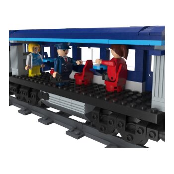 lupilu® Clippys Klemmbaustein-Set, Personenzug - B-Ware neuwertig